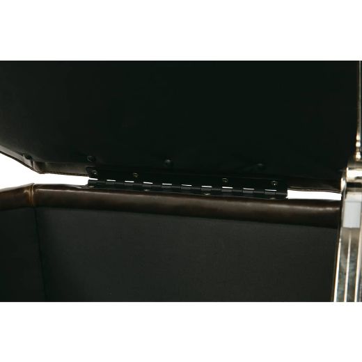 Picture of Othello 40" Octagon Leather Storage Ottoman